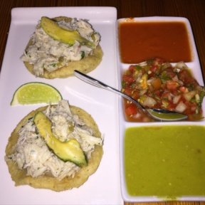 Gluten-free tacos and salsas from Hecho en Dumbo